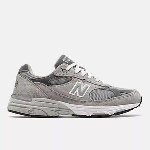 New Balance Gray and White Athletic Shoes Made in USA 993